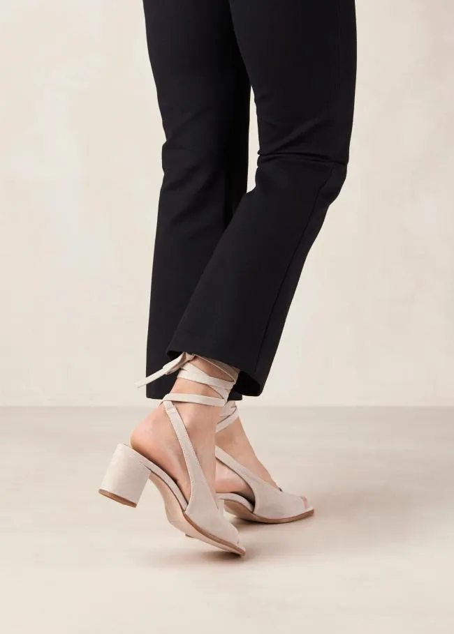 ALOHAS Sandals Lille Pearl 8211 White Leather Mules 8211 Women