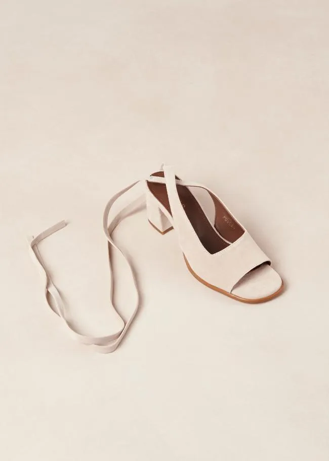 ALOHAS Sandals Lille Pearl 8211 White Leather Mules 8211 Women