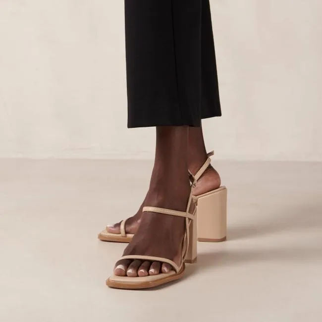 ALOHAS Sandals Lorena 8211 Beige Vegan Sandals 8211 Women