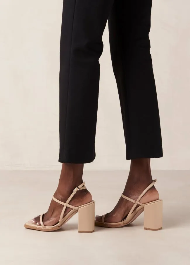 ALOHAS Sandals Lorena 8211 Beige Vegan Sandals 8211 Women