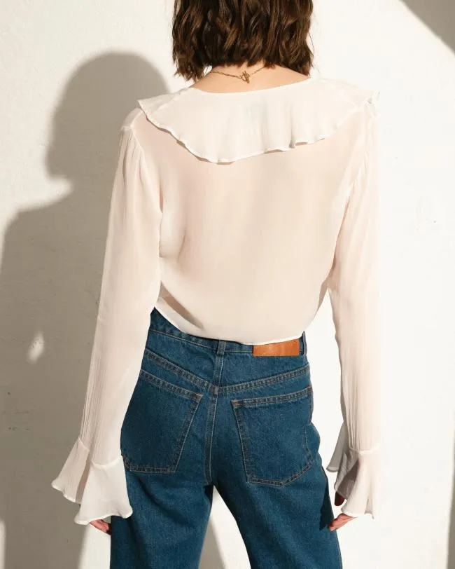 ALOHAS Shirts Linn 8211 White Top 8211 Women