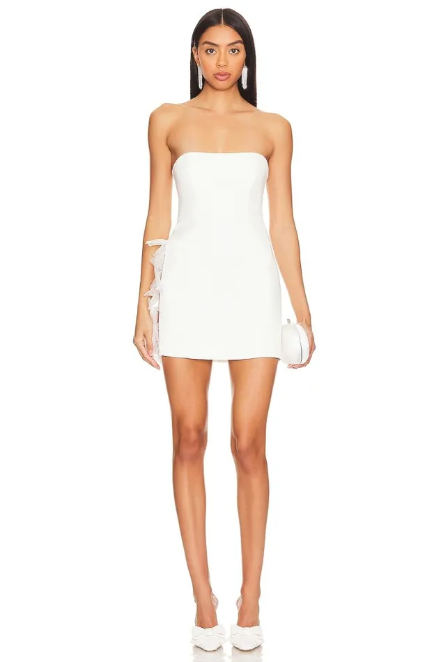Amora Mini Dress White Women Lovers and Friends Dresses