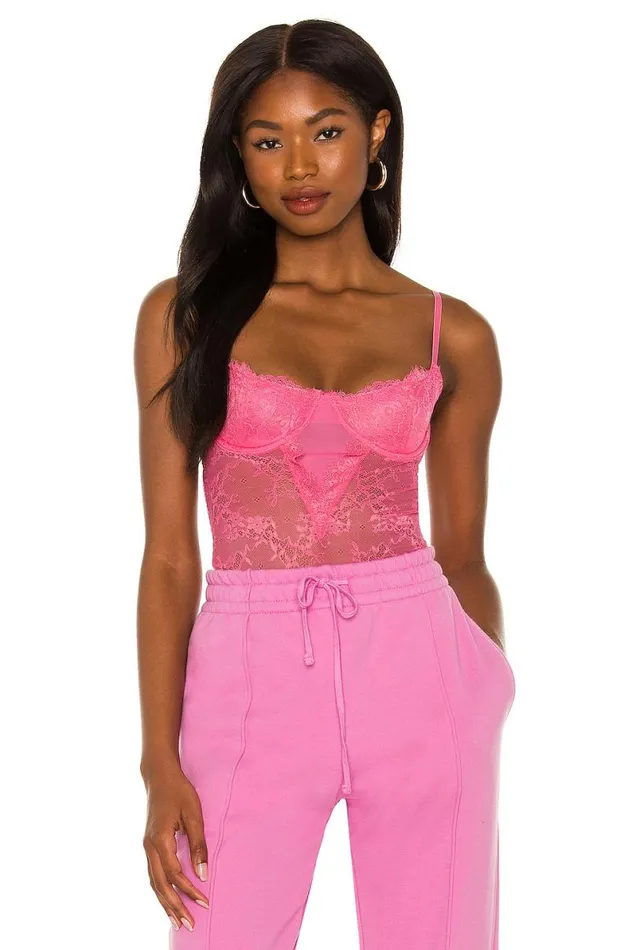 Ariella Bodysuit Rose Women Lovers and Friends Lingerie and Sleepwear