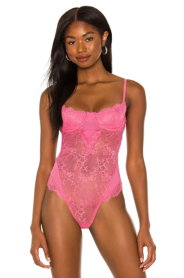 Ariella Bodysuit Rose Women Lovers and Friends Lingerie and Sleepwear
