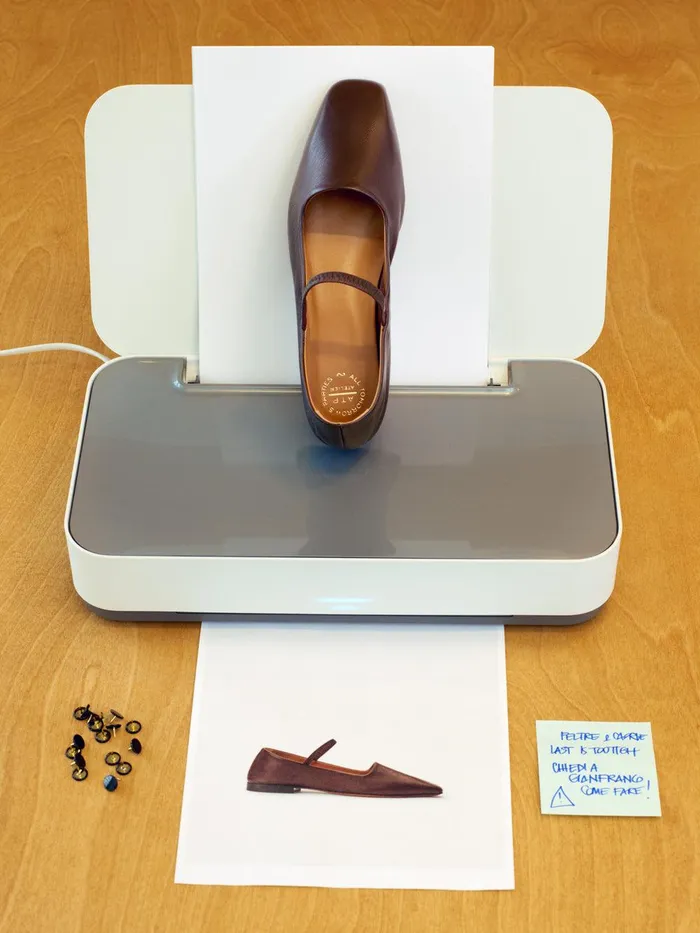 ATP Atelier Flats Petina Walnut Nappa Mary Jane Flats Walnut 8211 Women