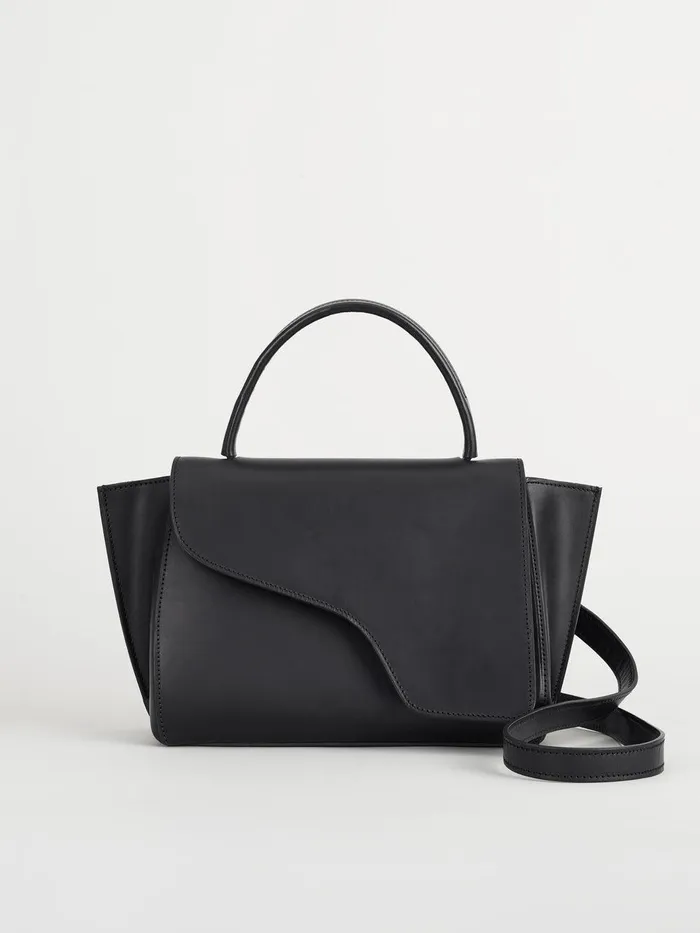 ATP Atelier Icon Bags Arezzo Black Leather Handbag Black 8211 Women