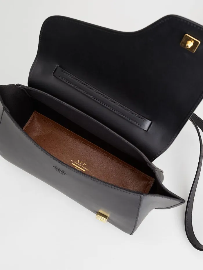 ATP Atelier Icon Bags Arezzo Black Leather Handbag Black 8211 Women