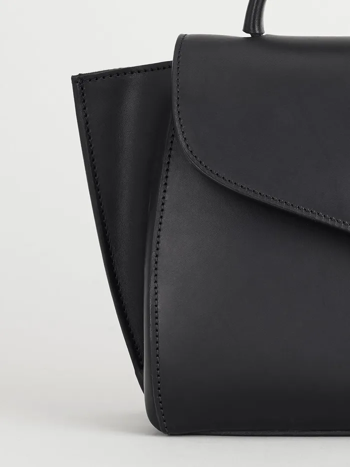 ATP Atelier Icon Bags Arezzo Black Leather Handbag Black 8211 Women