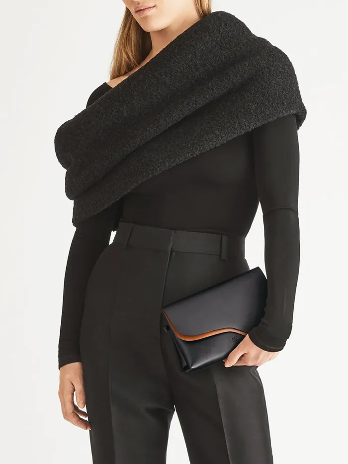 ATP Atelier Icon Bags Scarlino Black Nappa Pouch Bag Black 8211 Women