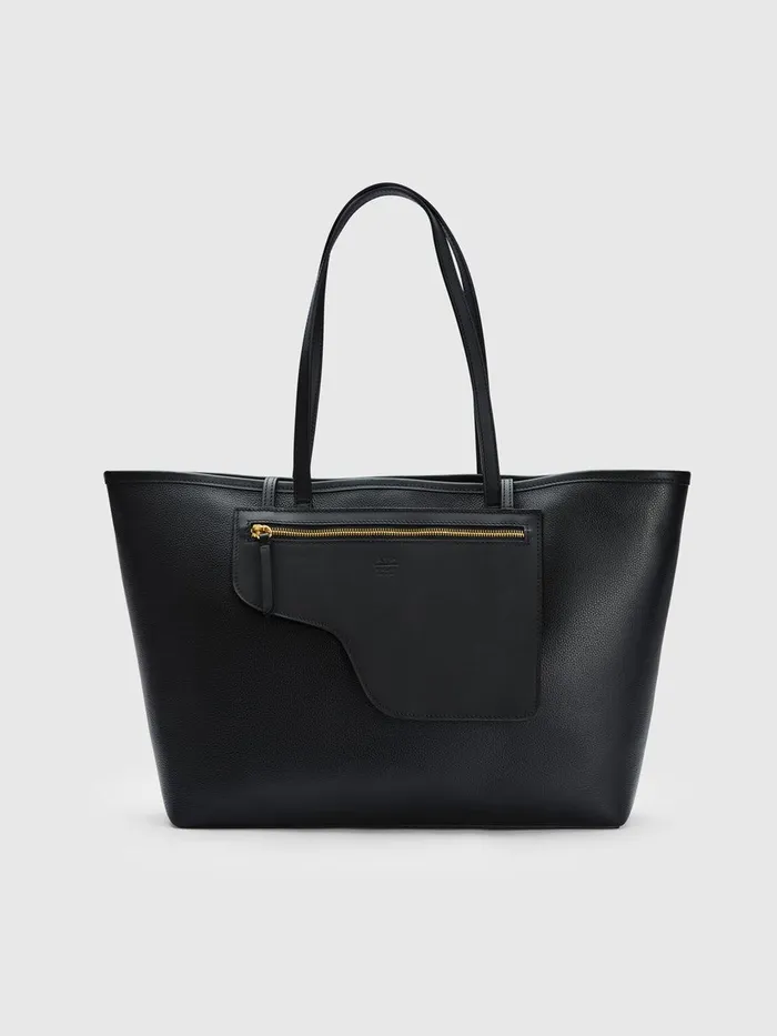 ATP Atelier Tote Bags Eraclea Black Grained LeatherLeather Large Tote Bag Black 8211 Women ATP Atelier Tote Bags Eraclea Black Grained LeatherLeather Large Tote Bag Black 8211 Women
