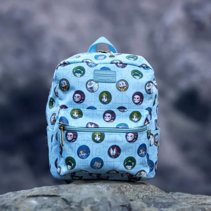 Avatar The Last Airbender AllOver Print Nylon Square Mini Backpack Unisex Loungefly Backpacks