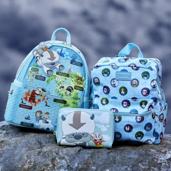Avatar The Last Airbender AllOver Print Nylon Square Mini Backpack Unisex Loungefly Backpacks