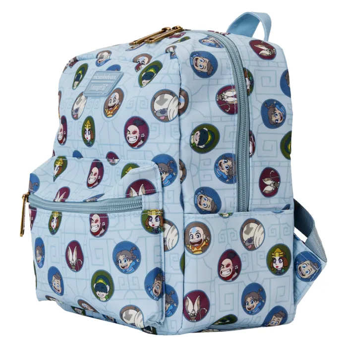 Avatar The Last Airbender AllOver Print Nylon Square Mini Backpack Unisex Loungefly Backpacks