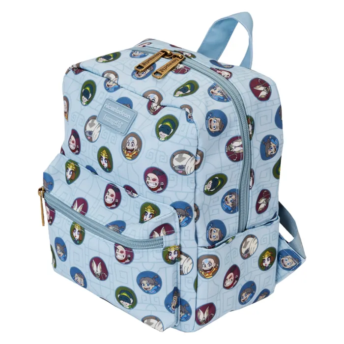 Avatar The Last Airbender AllOver Print Nylon Square Mini Backpack Unisex Loungefly Backpacks