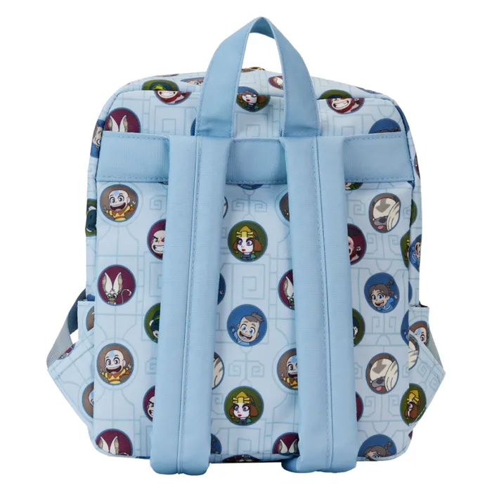 Avatar The Last Airbender AllOver Print Nylon Square Mini Backpack Unisex Loungefly Backpacks
