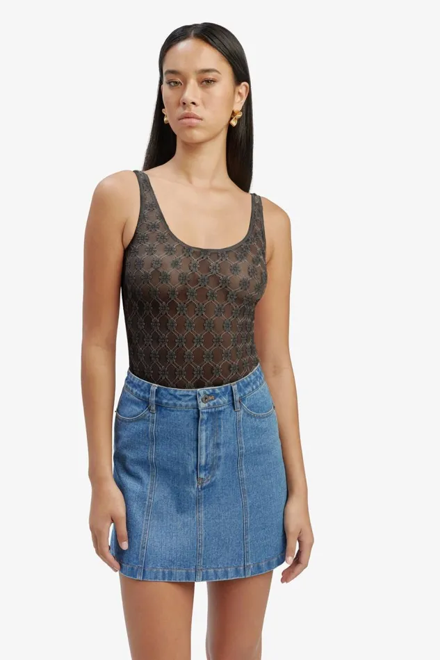 Bardot Bodysuits Adoni Lace Bodysuit In Black 8211 Women