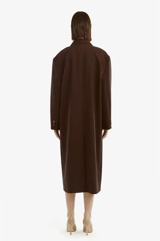 Bardot Coats Maika Oversized Coat In Dark Choco 8211 Women Bardot Coats Maika Oversized Coat In Dark Choco 8211 Women