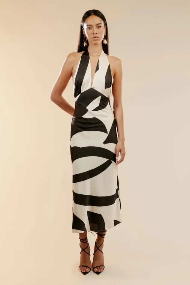 Bardot Day To Night Dresses Citron Midi Dress In BlackIvor 8211 Women