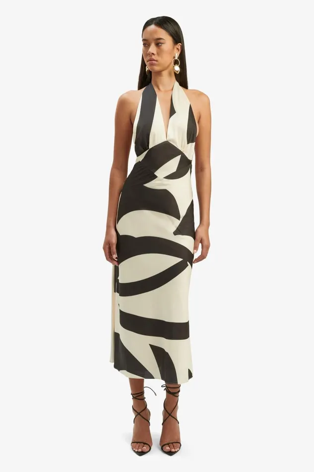 Bardot Day To Night Dresses Citron Midi Dress In BlackIvor 8211 Women Bardot Day To Night Dresses Citron Midi Dress In BlackIvor 8211 Women