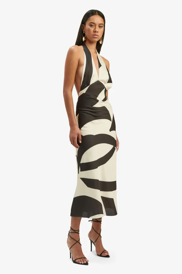Bardot Day To Night Dresses Citron Midi Dress In BlackIvor 8211 Women Bardot Day To Night Dresses Citron Midi Dress In BlackIvor 8211 Women