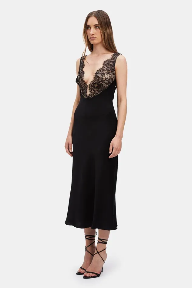 Bardot Day To Night Dresses Hayden Lace Slip Dress In Black 8211 Women Bardot Day To Night Dresses Hayden Lace Slip Dress In Black 8211 Women