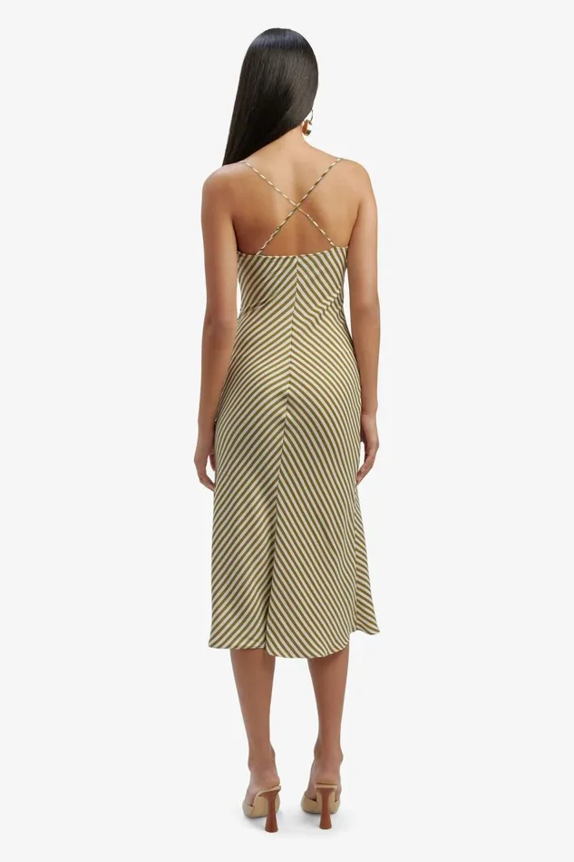 Bardot Occasion Dresses Olympia Stripe Slip Dress In Green Stripe 8211 Women Bardot Occasion Dresses Olympia Stripe Slip Dress In Green Stripe 8211 Women