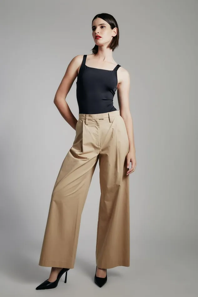 Bardot Pants Faith Relaxed Pant In Beige 8211 Women