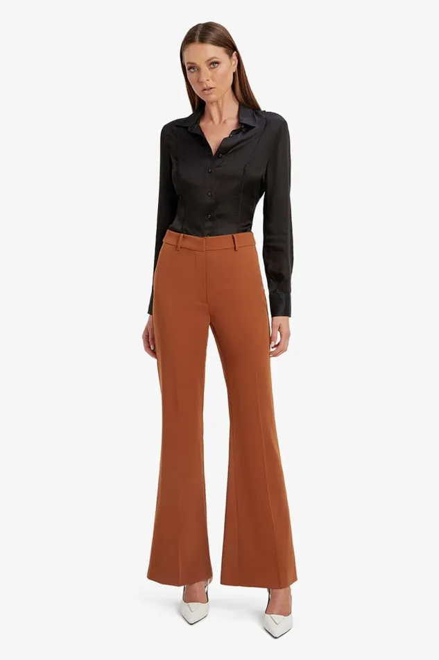 Bardot Pants Halifax Slim Flare Pant In Chestnut 8211 Women Bardot Pants Halifax Slim Flare Pant In Chestnut 8211 Women