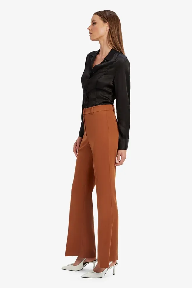 Bardot Pants Halifax Slim Flare Pant In Chestnut 8211 Women Bardot Pants Halifax Slim Flare Pant In Chestnut 8211 Women