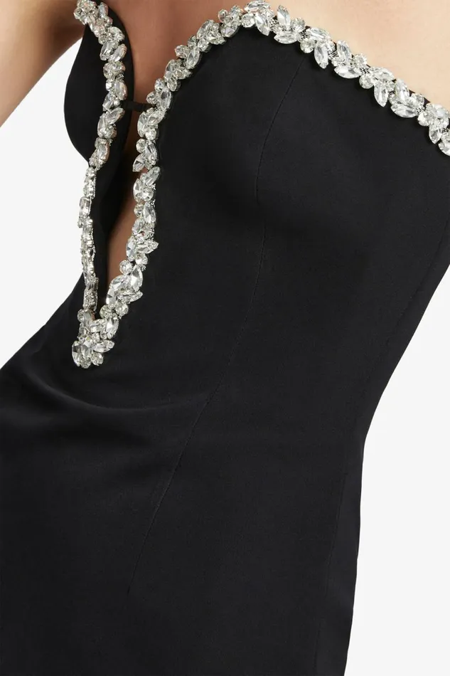 Bardot Party Dresses Eleni Diamante Midi Dress In Black 8211 Women Bardot Party Dresses Eleni Diamante Midi Dress In Black 8211 Women