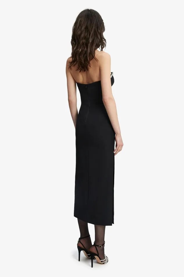 Bardot Party Dresses Eleni Diamante Midi Dress In Black 8211 Women Bardot Party Dresses Eleni Diamante Midi Dress In Black 8211 Women