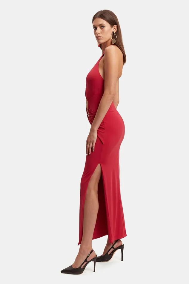 Bardot Party Dresses Neve Maxi Dress In Deep Red 8211 Women Bardot Party Dresses Neve Maxi Dress In Deep Red 8211 Women