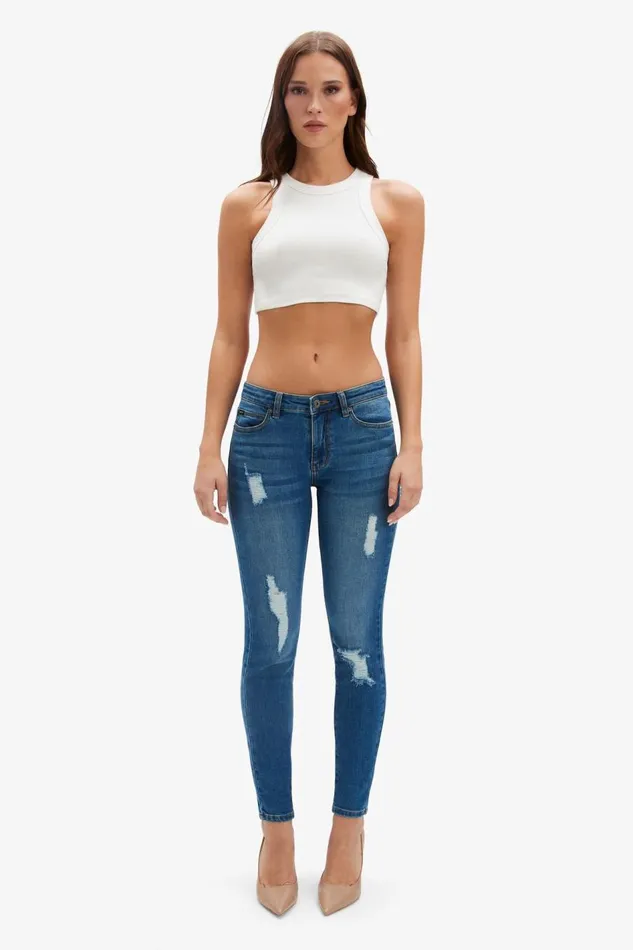 Bardot Skinny Jean Kate Hipster Jeans In Dark Denim 8211 Women Bardot Skinny Jean Kate Hipster Jeans In Dark Denim 8211 Women