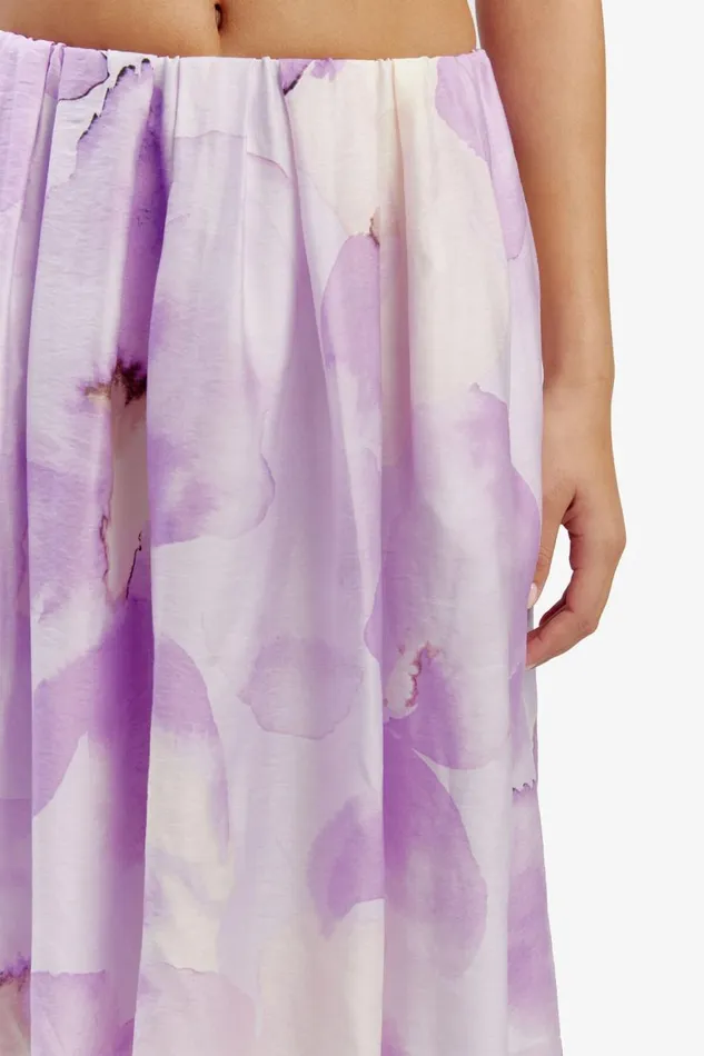 Bardot Skirts Leia Midi Skirt In Lavender Floral 8211 Women Bardot Skirts Leia Midi Skirt In Lavender Floral 8211 Women