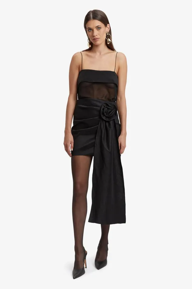 Bardot Tanks and Camis Gretel Sheer Cami In Black 8211 Women Bardot Tanks and Camis Gretel Sheer Cami In Black 8211 Women