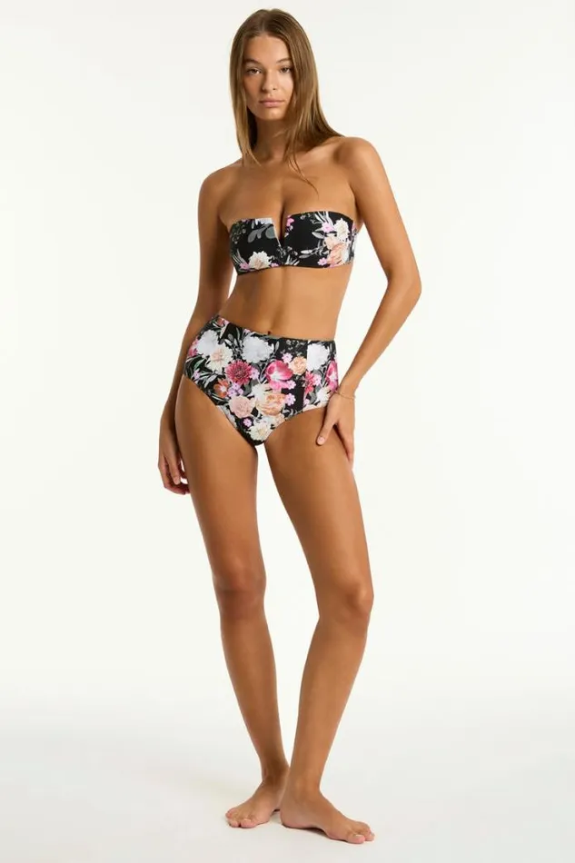 Belle V Bandeau Belle Black Women Sea Level Tops