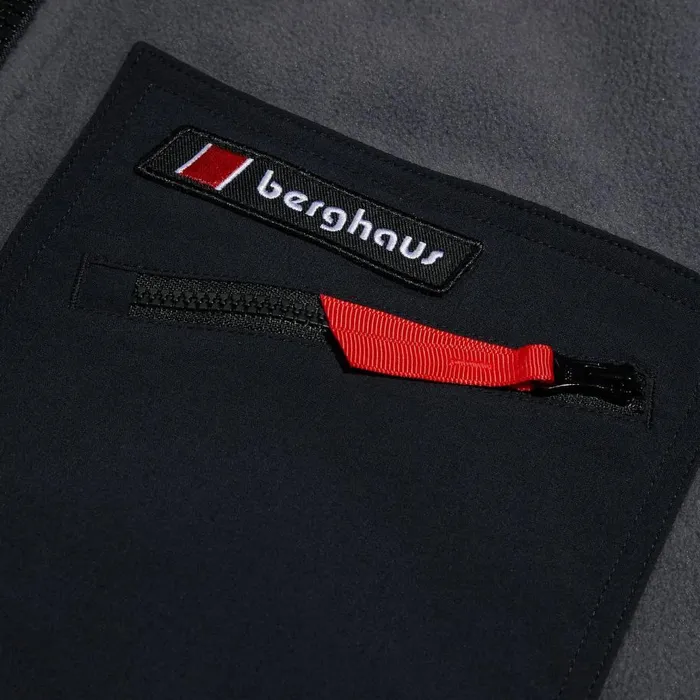 Berghaus Fleece Ascent 91 Fleece Jacket 8211 GreyBlack 8211 MenWomen