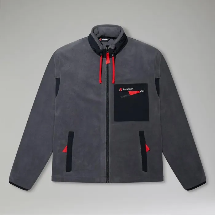 Berghaus Fleece Ascent 91 Fleece Jacket 8211 GreyBlack 8211 MenWomen