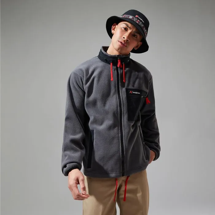 Berghaus Fleece Ascent 91 Fleece Jacket 8211 GreyBlack 8211 MenWomen