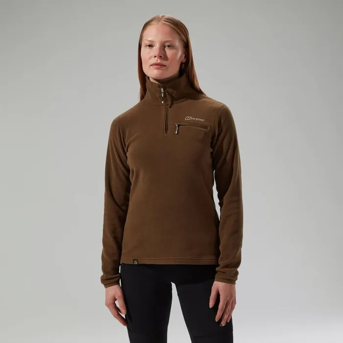 Berghaus Fleece Prism 20 Micro Half Zip Polartec Fleece 8211 Brown 8211 Women Berghaus Fleece Prism 20 Micro Half Zip Polartec Fleece 8211 Brown 8211 Women