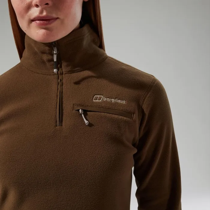 Berghaus Fleece Prism 20 Micro Half Zip Polartec Fleece 8211 Brown 8211 Women Berghaus Fleece Prism 20 Micro Half Zip Polartec Fleece 8211 Brown 8211 Women