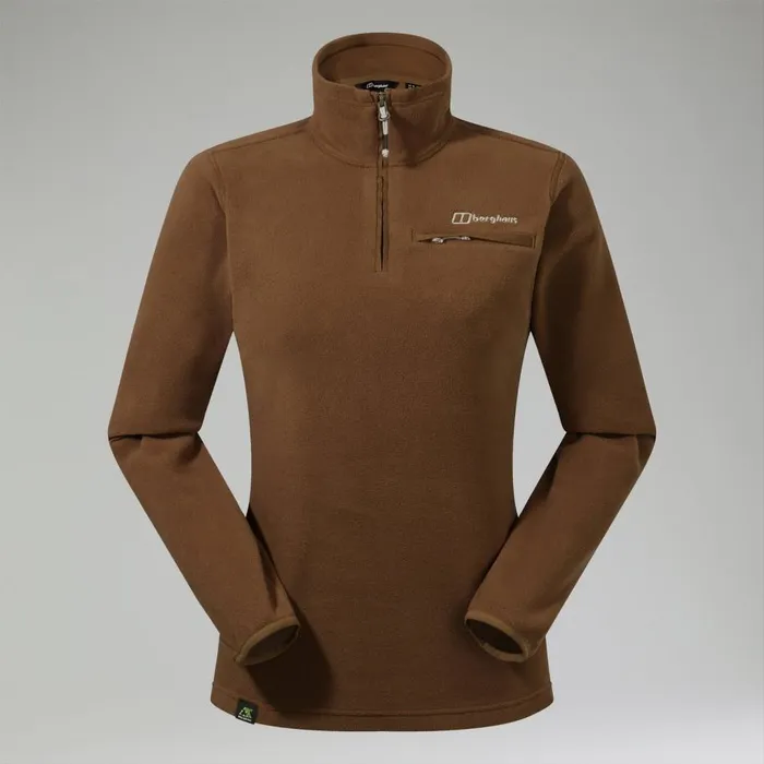 Berghaus Fleece Prism 20 Micro Half Zip Polartec Fleece 8211 Brown 8211 Women Berghaus Fleece Prism 20 Micro Half Zip Polartec Fleece 8211 Brown 8211 Women