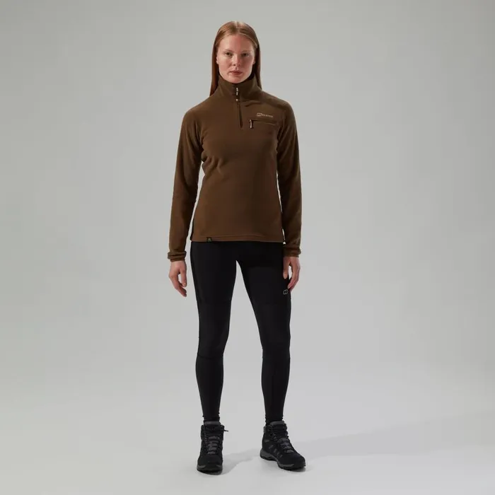 Berghaus Fleece Prism 20 Micro Half Zip Polartec Fleece 8211 Brown 8211 Women Berghaus Fleece Prism 20 Micro Half Zip Polartec Fleece 8211 Brown 8211 Women