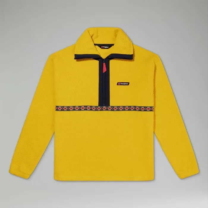 Berghaus Fleece Rhynie Aztec Half Zip Fleece 8211 YellowBlue 8211 MenWomen Berghaus Fleece Rhynie Aztec Half Zip Fleece 8211 YellowBlue 8211 MenWomen