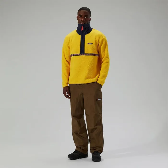 Berghaus Fleece Rhynie Aztec Half Zip Fleece 8211 YellowBlue 8211 MenWomen Berghaus Fleece Rhynie Aztec Half Zip Fleece 8211 YellowBlue 8211 MenWomen