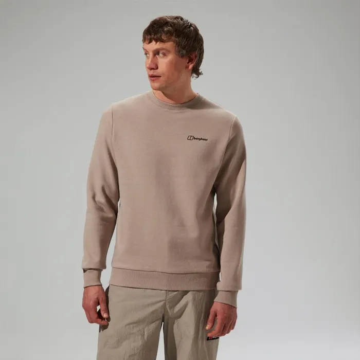 Berghaus Hoodies Logo Crew Sweater 8211 Grey 8211 Men
