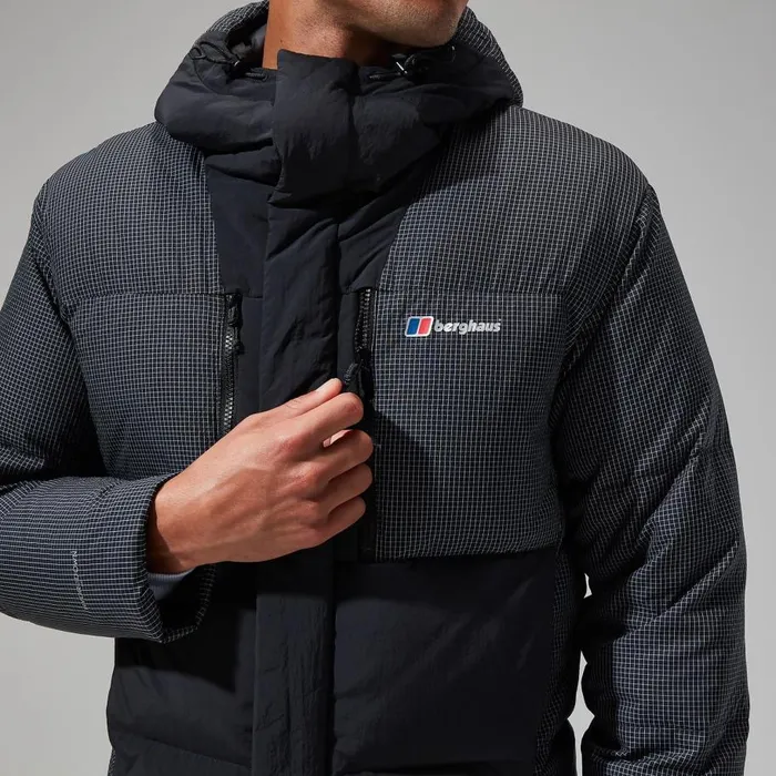Berghaus Insulated Sabber Down Hooded Jacket 8211 Black 8211 Men