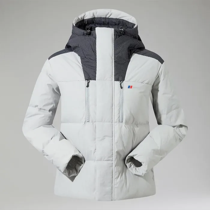 Berghaus Insulated Saffren Hooded Down Insulated Jacket 8211 GreyBlack 8211 Women