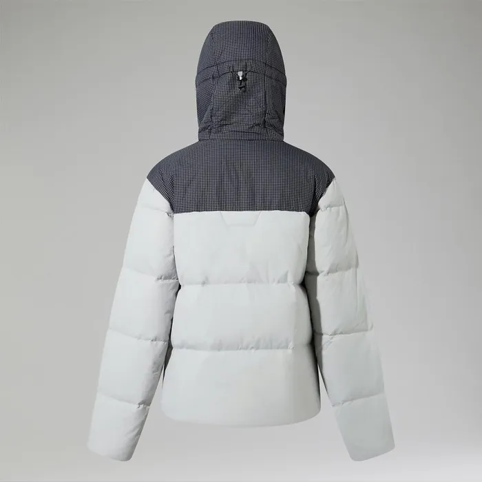 Berghaus Insulated Saffren Hooded Down Insulated Jacket 8211 GreyBlack 8211 Women