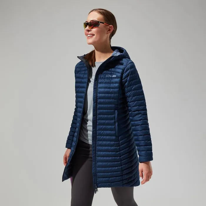 Berghaus Lightweight Nula Micro Jacket Long 8211 Dark Blue 8211 Women